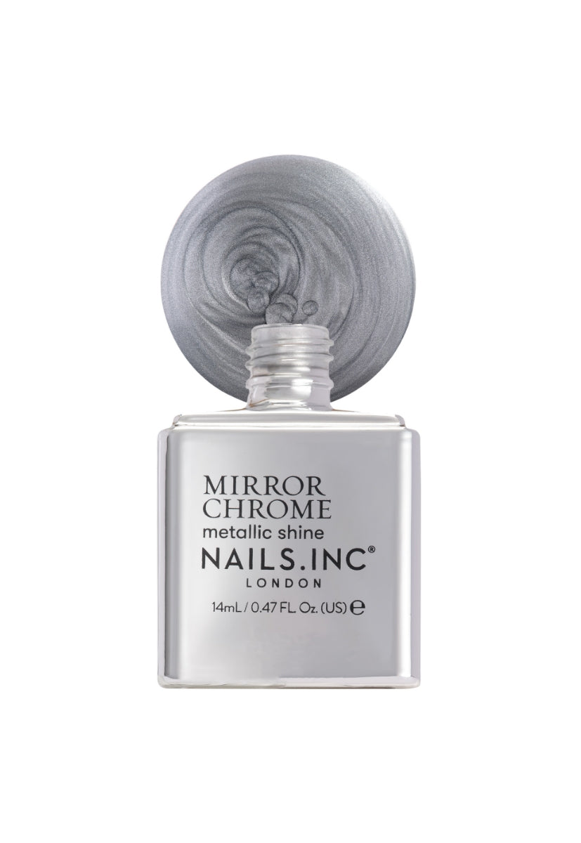 Silver Served Mirror Chrome Nail Polish