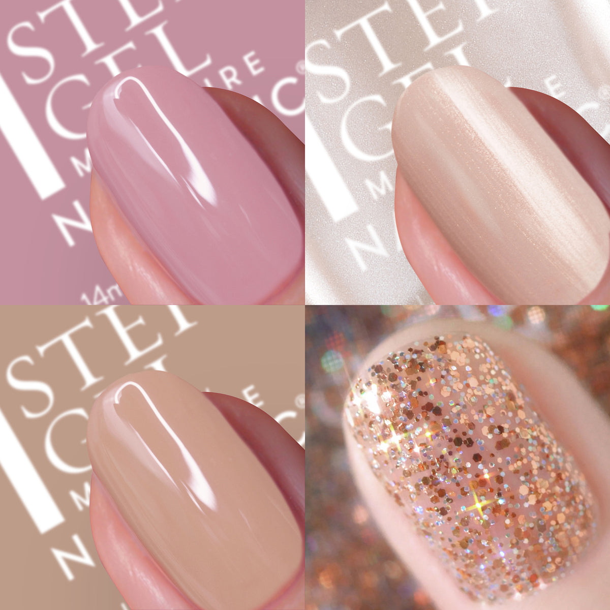 Nail Couture Nail Polish Set - 1-Step Gel It's Topless