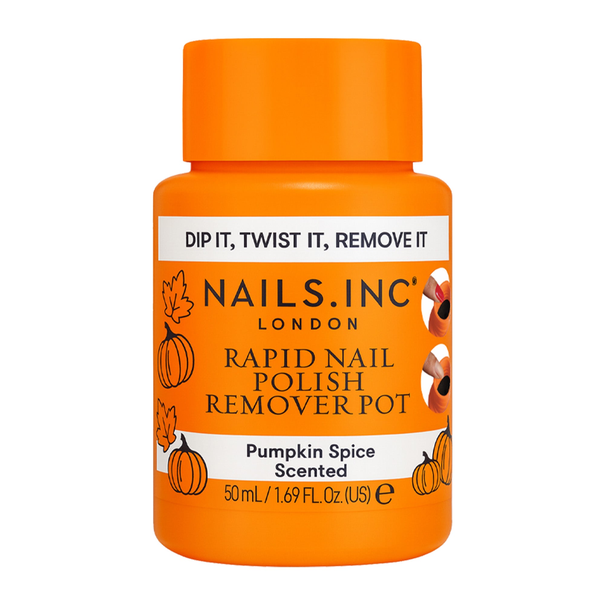 Pumpkin Spice Scented Rapid Nail Polish Remover Pot