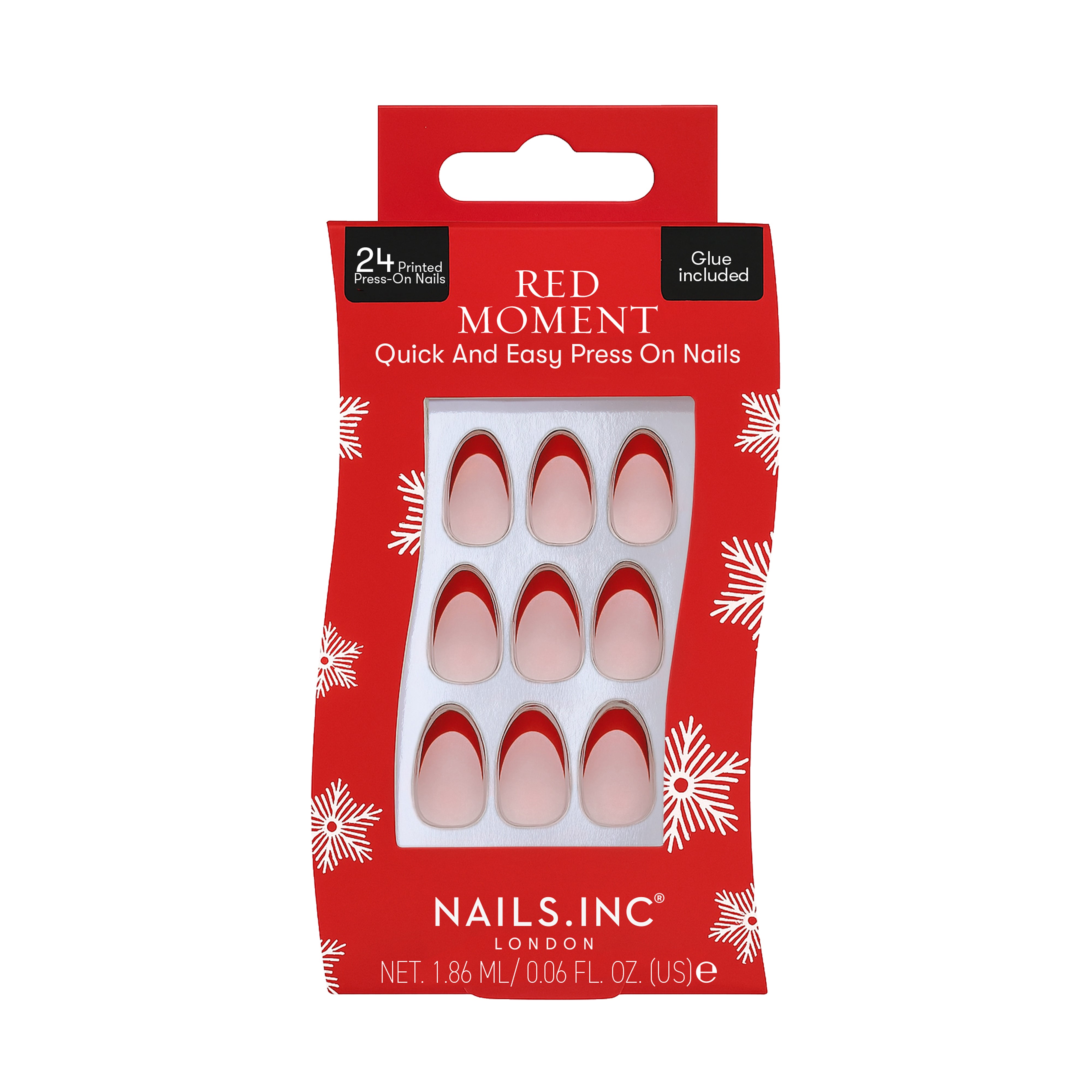 Red Moment Press On Nails