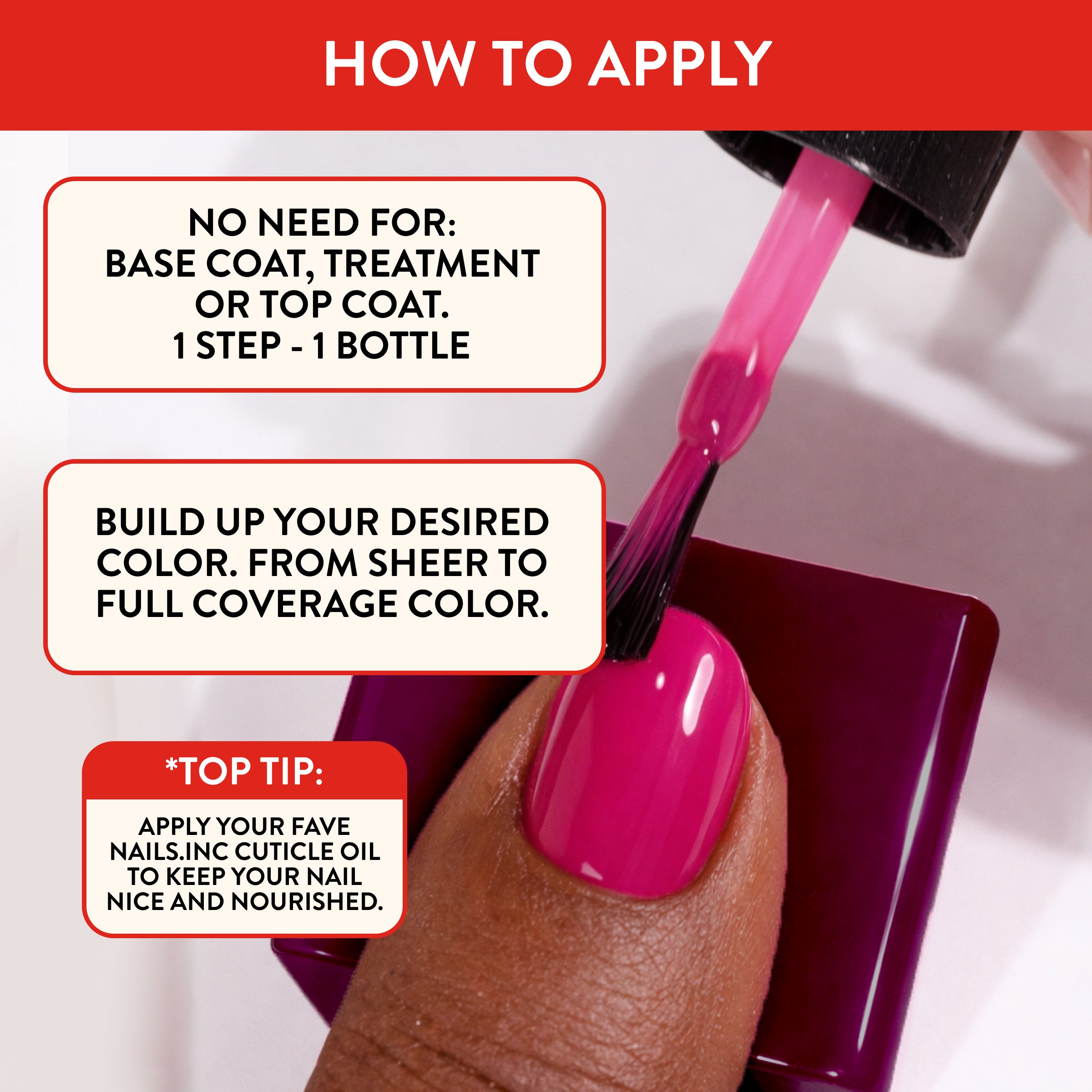 Nails.INC x Smucker’s® Berry Jam Packed - It’s Topless Jelly Effect 1-Step Gel-Like Scented Nail Polish