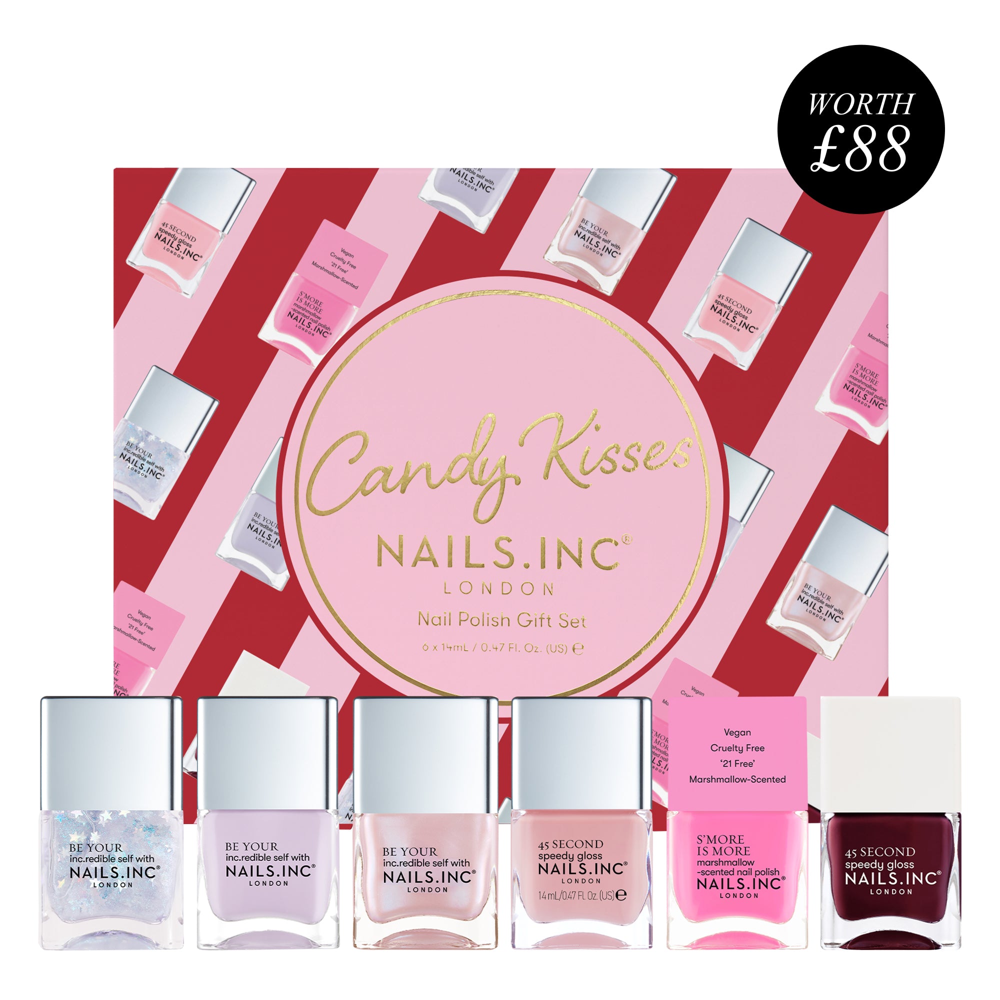 Candy Kisses 6-Piece Nail Polish Set