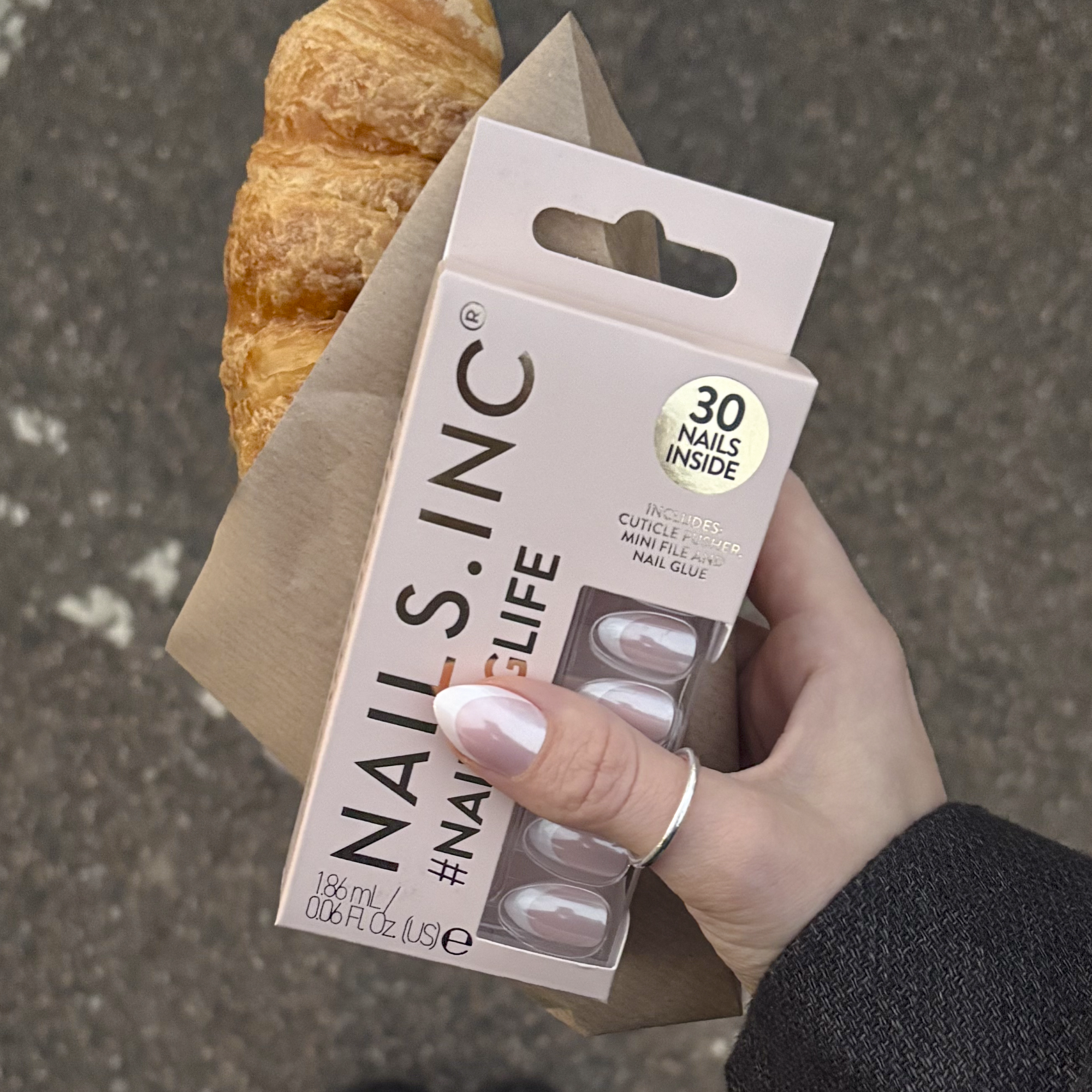 All Out Olivia Glaze French Tip Press-On Nails